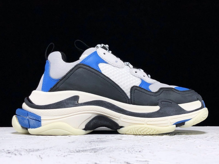 balenga triple s black blue 536737w09oh1007