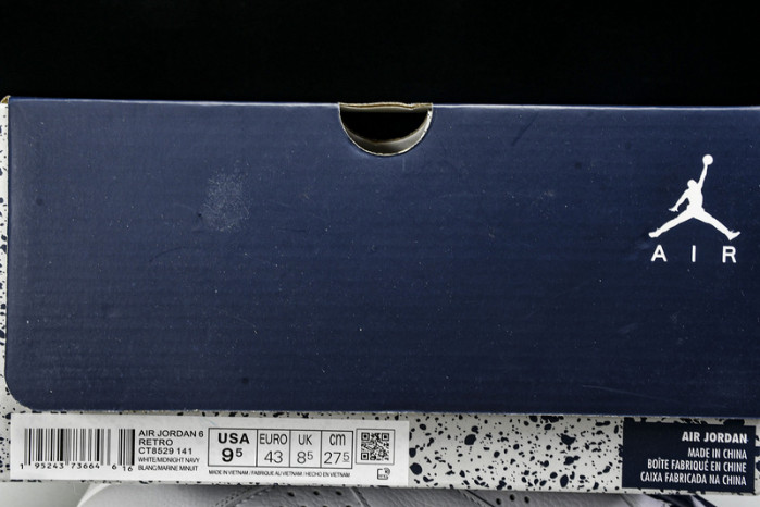 Air Jordan 6 Retro “Midnight Navy” CT8529-141