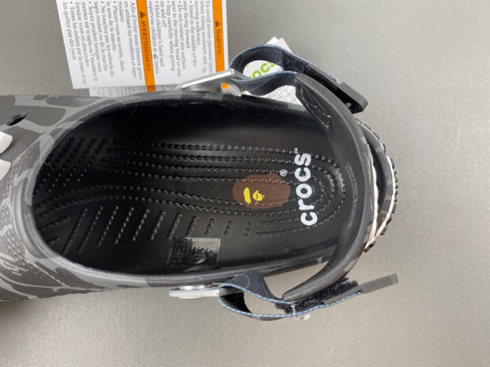 bape x Cr*0*s classic clog