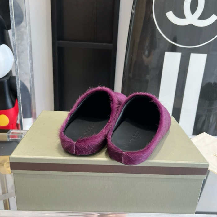 MA SLIDE WHITE FUSSBETT SABOT LOAFERS MAR-013