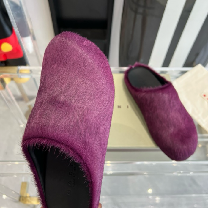 MA SLIDE WHITE FUSSBETT SABOT LOAFERS MAR-013