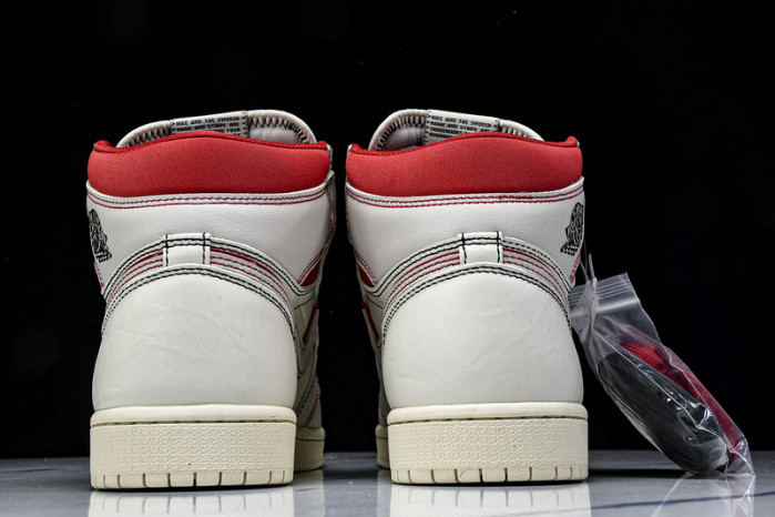 Jordan 1 Retro High Phantom Gym Red 555088-160