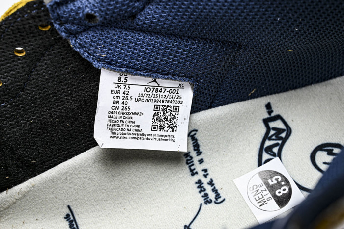 Fragment x Union x Air Jordan 1 Retro IO7847-001