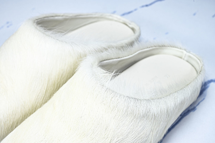 MA SLIDE WHITE FUSSBETT SABOT LOAFERS MAR-019