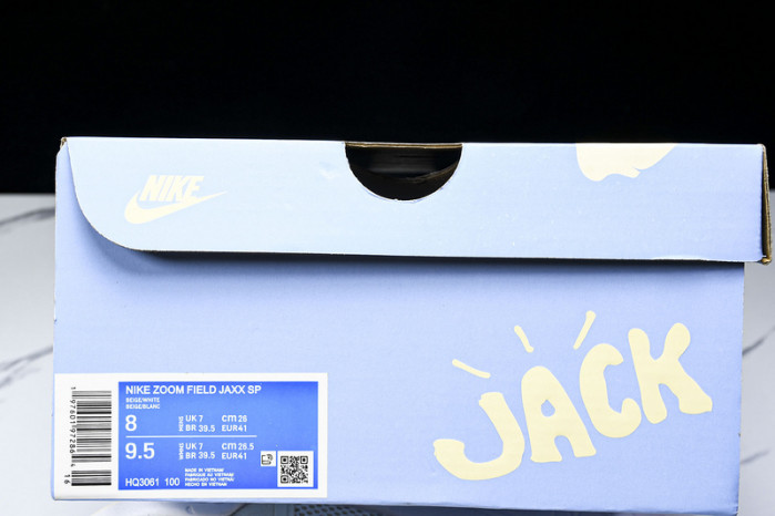 Travis Scott x Nike Zoom Field Jaxx “Sail” HQ3061-100