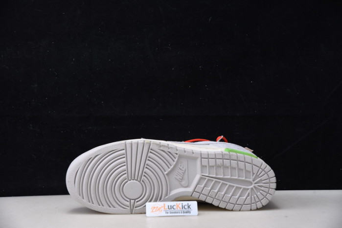 nike dunk low ow lot 13 - dj0950-110