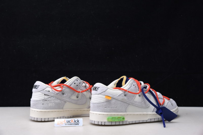 nike dunk low ow lot 13 - dj0950-110