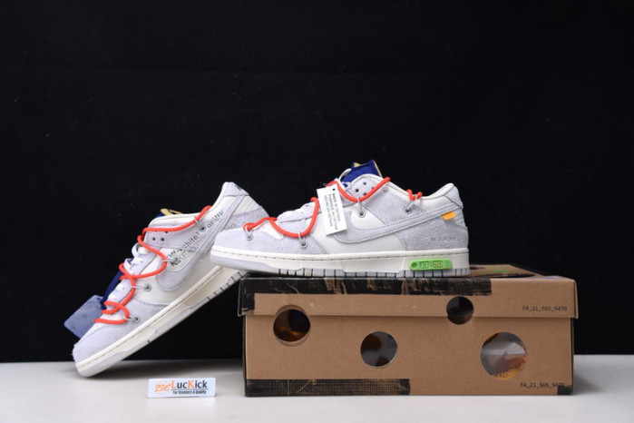 nike dunk low ow lot 13 - dj0950-110